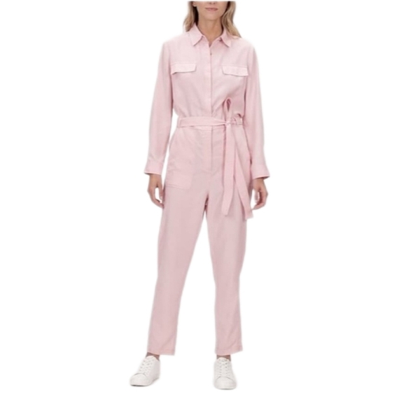 New Banana Republic Tencil Flight Jumpsuit Pink, Women's 0 - Picture 2 of 6